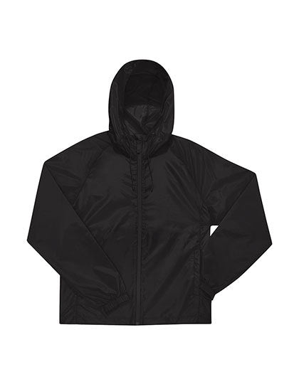 B&C BE INSPIRED #Reset Lined Windbreaker in Black – mit Firmenlogo individualisierbar