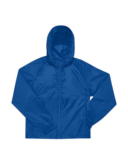 B&C BE INSPIRED #Reset Lined Windbreaker in Royal Blue – mit Firmenlogo individualisierbar