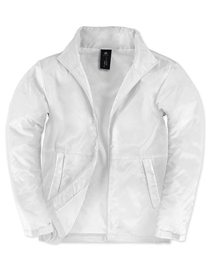 B&C COLLECTION Men´s Jacket Multi-Active in White/White – mit Firmenlogo individualisierbar