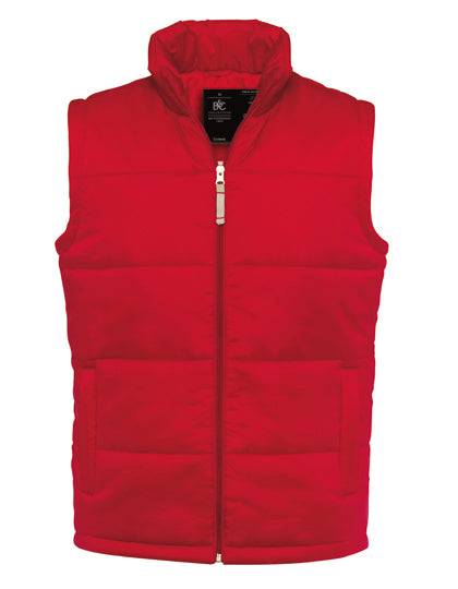 B&C COLLECTION Men´s Bodywarmer in Red – mit Firmenlogo individualisierbar