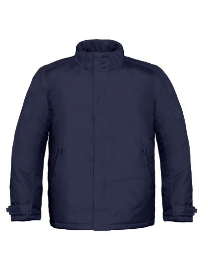 B&C COLLECTION Men´s Jacket Real+ in Navy – mit Firmenlogo individualisierbar