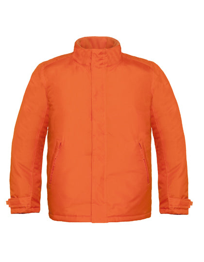 B&C COLLECTION Men´s Jacket Real+ in Orange – mit Firmenlogo individualisierbar
