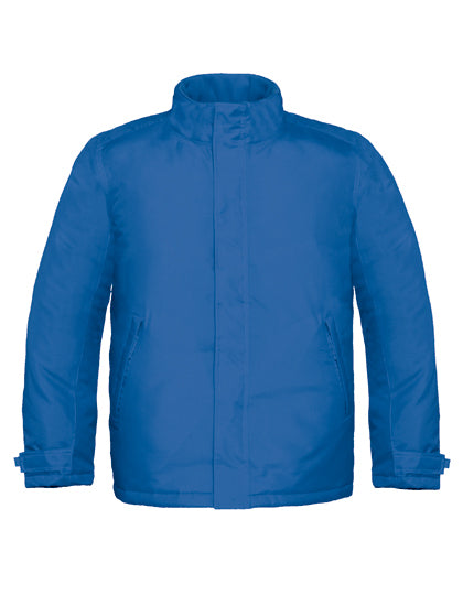 B&C COLLECTION Men´s Jacket Real+ in Royal Blue – mit Firmenlogo individualisierbar