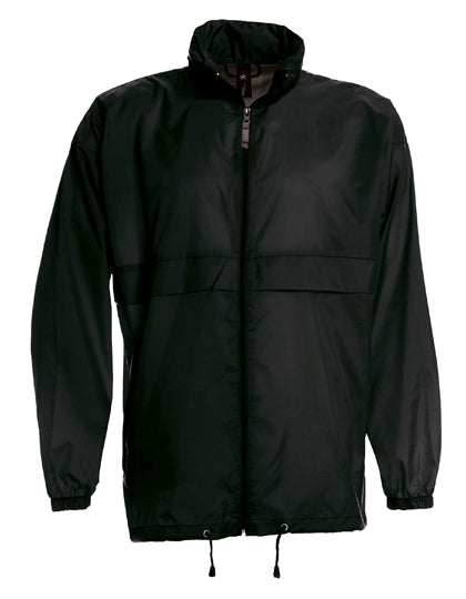 Regen- und Windjacke von B&C COLLECTION – Produkt- und Farbansicht für Textildruck und Stickerei