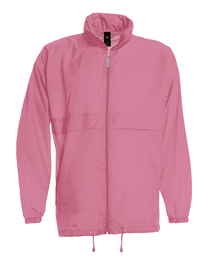 Regen- und Windjacke von B&C COLLECTION – Produkt- und Farbansicht für Textildruck und Stickerei