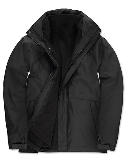 B&C COLLECTION Jacket Corporate 3-in-1 in Black – mit Firmenlogo individualisierbar