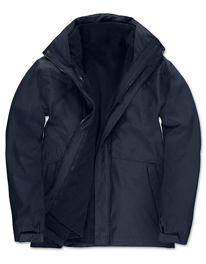 B&C COLLECTION Jacket Corporate 3-in-1 in Navy – mit Firmenlogo individualisierbar