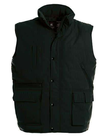 B&C COLLECTION Unisex Bodywarmer Explorer in Black – mit Firmenlogo individualisierbar