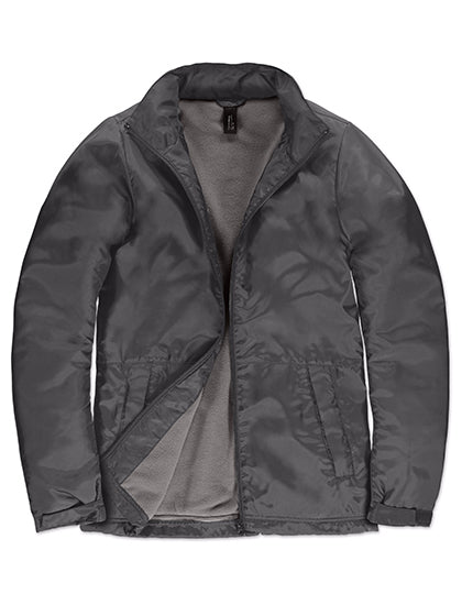 B&C COLLECTION Women´s Jacket Multi-Active in Dark Grey (Solid)/Warm Grey – mit Firmenlogo individualisierbar