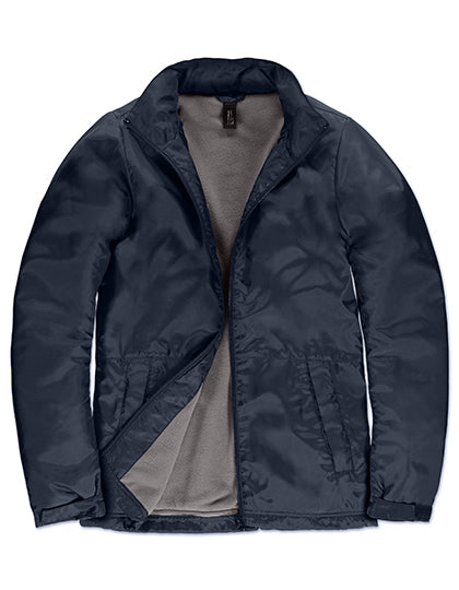B&C COLLECTION Women´s Jacket Multi-Active in Navy/Warm Grey – mit Firmenlogo individualisierbar