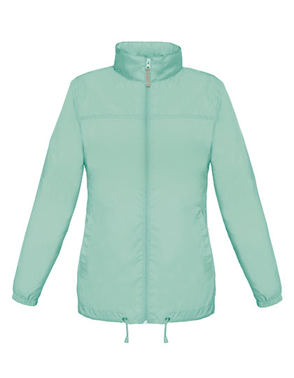 B&C COLLECTION Women´s Jacket Sirocco in Pixel Turquoise – mit Firmenlogo individualisierbar