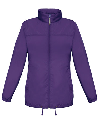 B&C COLLECTION Women´s Jacket Sirocco in Purple – mit Firmenlogo individualisierbar