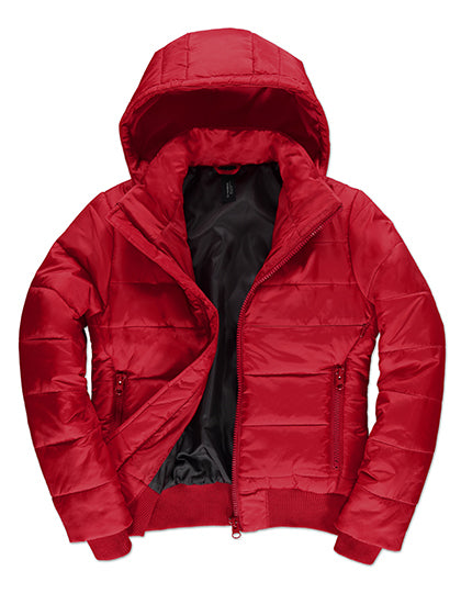 B&C COLLECTION Women´s Jacket Superhood in Red/Black – mit Firmenlogo individualisierbar