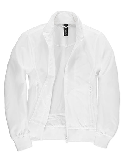 B&C COLLECTION Women´s Jacket Trooper in White/White – mit Firmenlogo individualisierbar