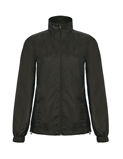B&C COLLECTION Women´s Windjacket ID.601 in Black – mit Firmenlogo individualisierbar