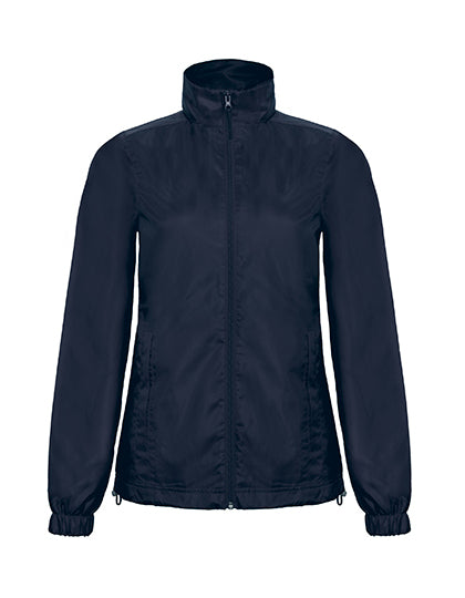 B&C COLLECTION Women´s Windjacket ID.601 in Navy – mit Firmenlogo individualisierbar