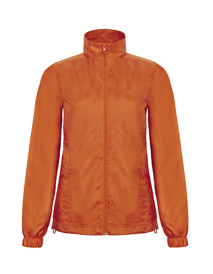 B&C COLLECTION Women´s Windjacket ID.601 in Orange – mit Firmenlogo individualisierbar