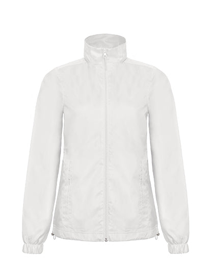 B&C COLLECTION Women´s Windjacket ID.601 in White – mit Firmenlogo individualisierbar