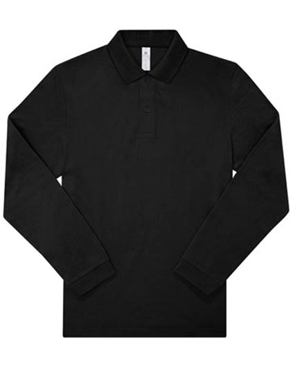 My Polo 180 Long Sleeve von B&C BE INSPIRED – Produkt- und Farbansicht für Textildruck und Stickerei