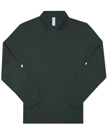 My Polo 180 Long Sleeve von B&C BE INSPIRED – Produkt- und Farbansicht für Textildruck und Stickerei