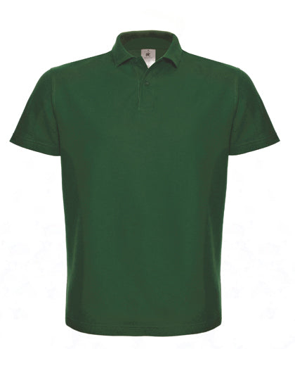 B&C BE INSPIRED Unisex Polo ID.001 BCPUI10 in Bottle Green