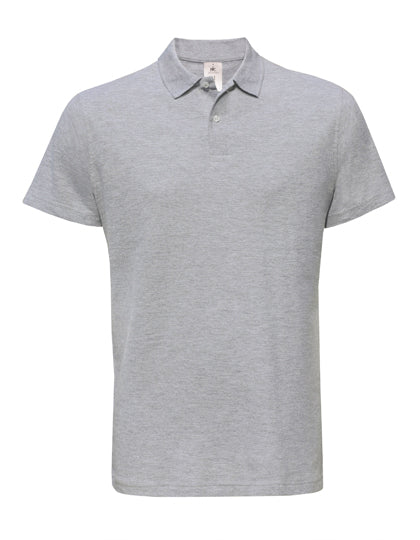 B&C BE INSPIRED Unisex Polo ID.001 BCPUI10 in Heather Grey