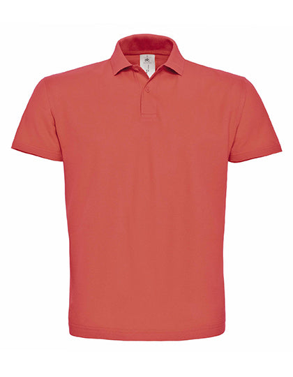 B&C BE INSPIRED Unisex Polo ID.001 BCPUI10 in Pixel Coral