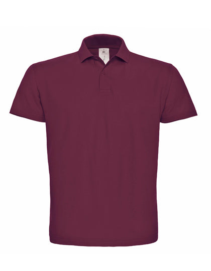 B&C BE INSPIRED Unisex Polo ID.001 BCPUI10 in Wine