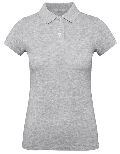 Damen Bio-Piqué-Polo von B&C BE INSPIRED – Produkt- und Farbansicht für Textildruck und Stickerei