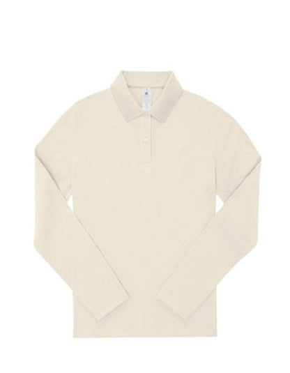 Langarm Polo-Shirt aus Piqué für Damen