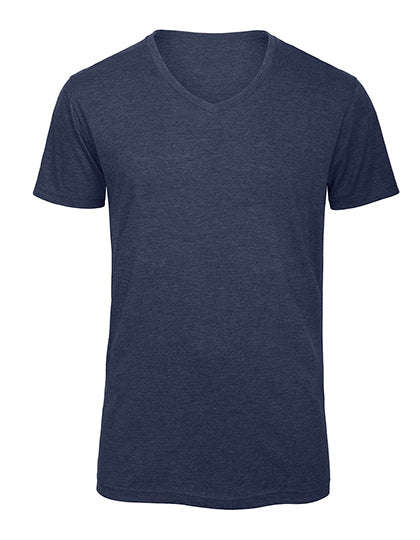 Men´s V-Neck Triblend T-Shirt von B&C BE INSPIRED – Produkt- und Farbansicht für Textildruck und Stickerei