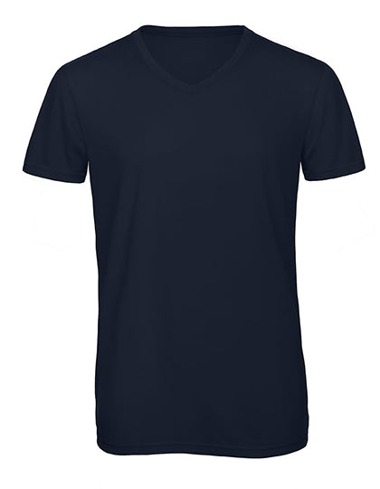 Men´s V-Neck Triblend T-Shirt von B&C BE INSPIRED – Produkt- und Farbansicht für Textildruck und Stickerei