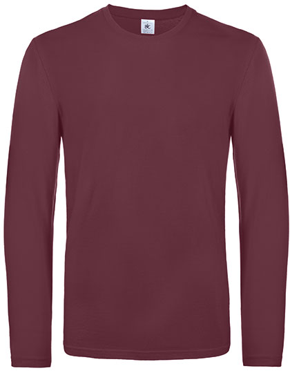 Men´s T-Shirt #E190 Long Sleeve von B&C BE INSPIRED – Produkt- und Farbansicht für Textildruck und Stickerei