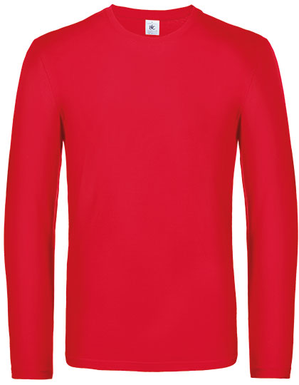 Men´s T-Shirt #E190 Long Sleeve von B&C BE INSPIRED – Produkt- und Farbansicht für Textildruck und Stickerei