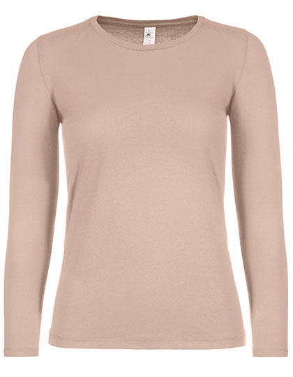 Women´s T-Shirt #E150 Long Sleeve von B&C BE INSPIRED – Produkt- und Farbansicht für Textildruck und Stickerei