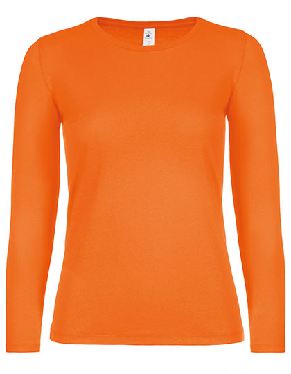 Women´s T-Shirt #E150 Long Sleeve von B&C BE INSPIRED – Produkt- und Farbansicht für Textildruck und Stickerei