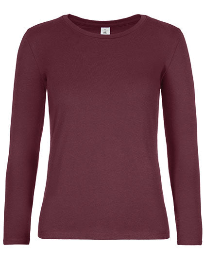 Women´s T-Shirt #E190 Long Sleeve von B&C BE INSPIRED – Produkt- und Farbansicht für Textildruck und Stickerei