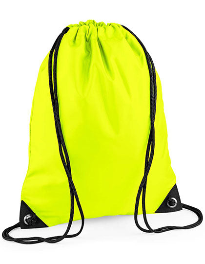 BagBase Premium Gymsac BG10 in Fluorescent Yellow