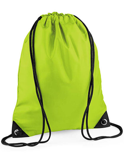 BagBase Premium Gymsac BG10 in Lime Green