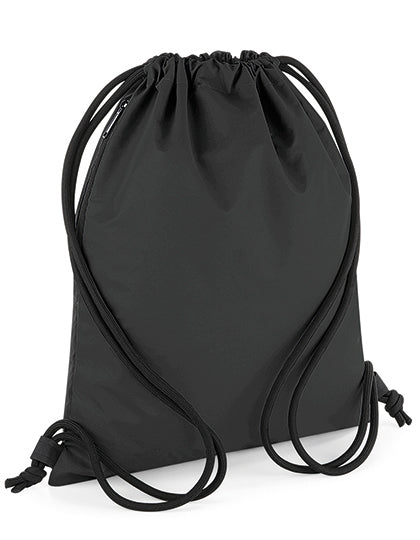 BagBase Reflective Gymsac in Black Reflective – mit Firmenlogo individualisierbar