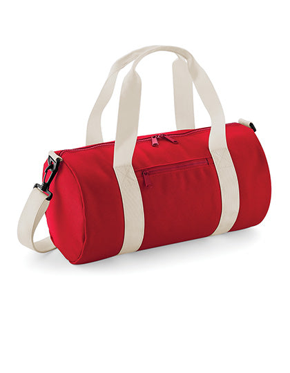 BagBase Mini Barrel Bag in Classic Red – mit Firmenlogo individualisierbar