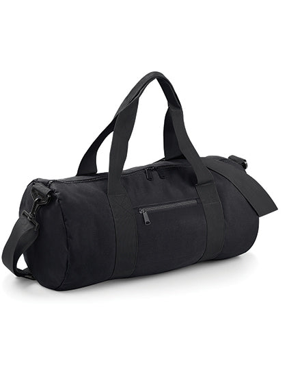 BagBase Original Barrel Bag in Black – mit Firmenlogo individualisierbar