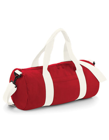 BagBase Original Barrel Bag in Classic Red – mit Firmenlogo individualisierbar