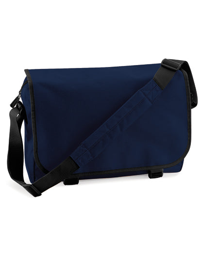 BagBase Messenger Bag in French Navy – mit Firmenlogo individualisierbar