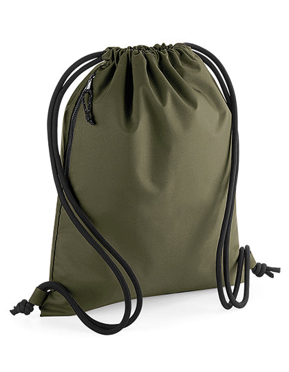 BagBase Recycled Gymsac in Military Green – mit Firmenlogo individualisierbar