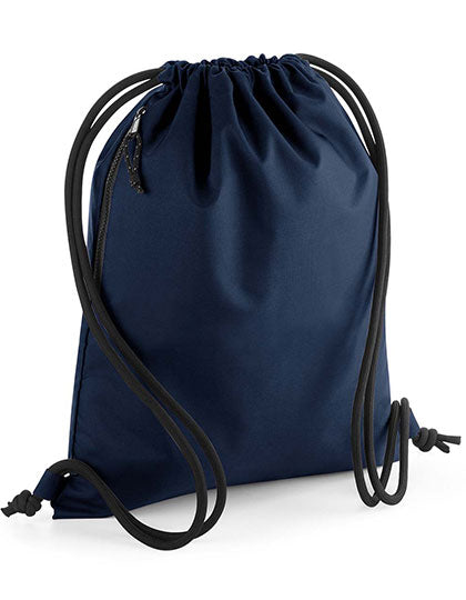 BagBase Recycled Gymsac in Navy – mit Firmenlogo individualisierbar