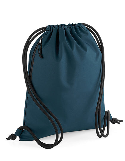 BagBase Recycled Gymsac in Petrol – mit Firmenlogo individualisierbar