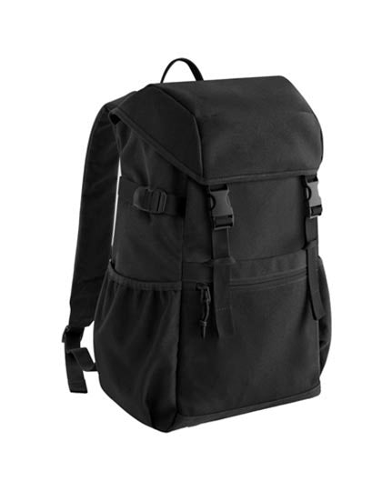 BagBase Ramble Backpack in Black – mit Firmenlogo individualisierbar