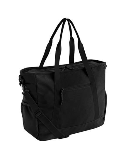 BagBase Ramble Tote in Black – mit Firmenlogo individualisierbar