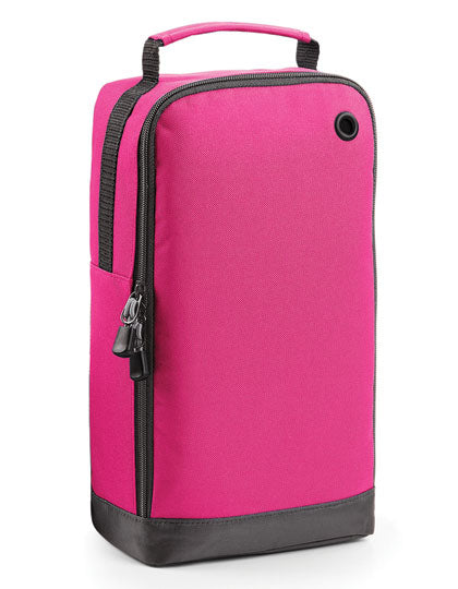 BagBase Athleisure Sports Shoe / Accessory Bag in Fuchsia – mit Firmenlogo individualisierbar